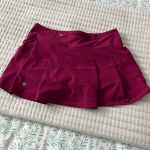 Lululemon Pace Rival Mid-Rise Skirt Short